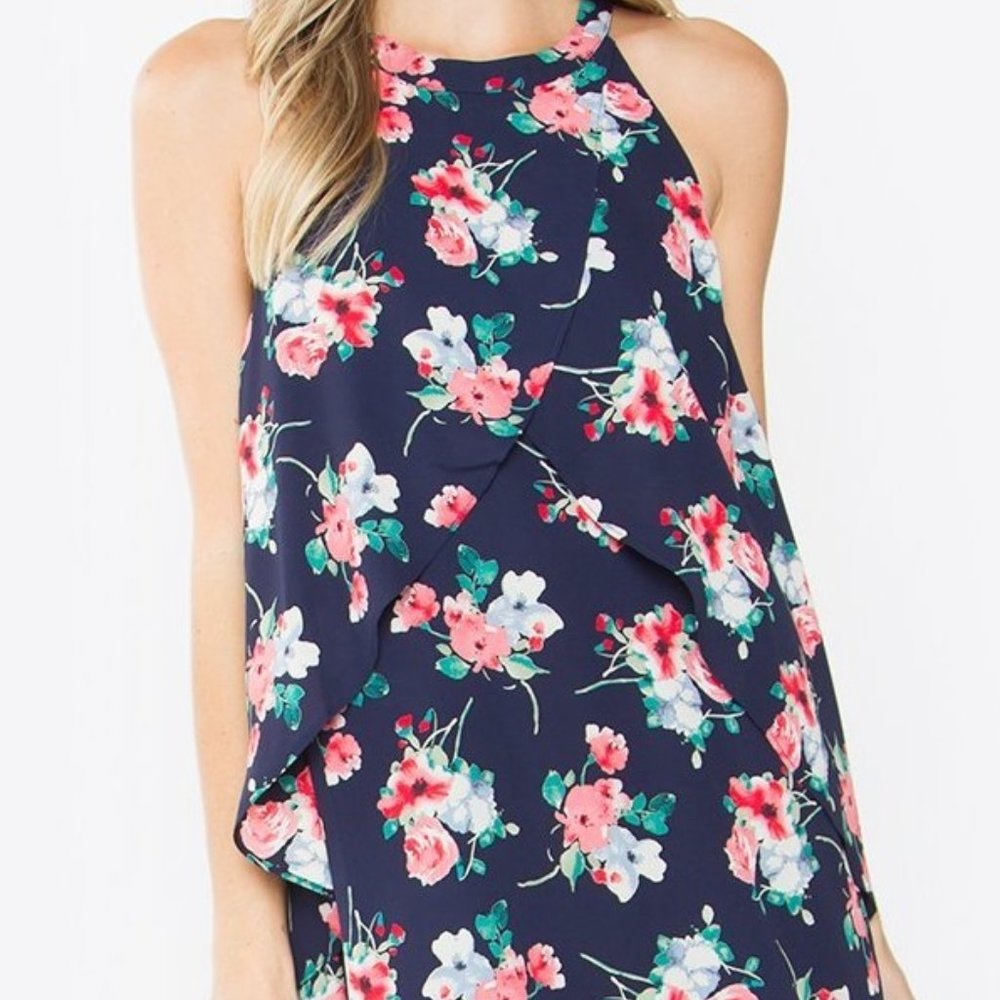 Charlene Floral Ruffle Dress